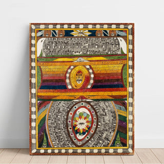 Ville de Berne, n° 4 - Adolf Wölfli | Reproduction Tableau Décoration murale affiche copie