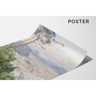 Vue de Bregenz et du lac de Constance - Edward Theodore Compton | Reproduction Tableau Décoration murale affiche copie