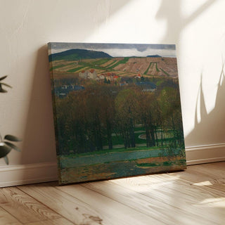 Vue de Heiligenstadt sur le Nußberg - Carl Moll | Reproduction Tableau Décoration murale affiche copie