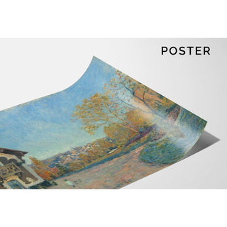 Vue de Marly-le-Roi depuis Coeur-Volant - Alfred Sisley | Reproduction Tableau Décoration murale affiche copie