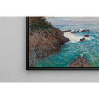 Vue de la côte de Nervi - Alfred Zoff | Reproduction Tableau Décoration murale affiche copie
