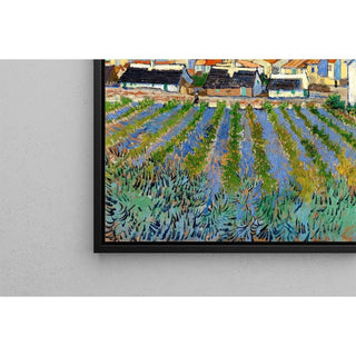 Vue des Saintes-Maries-de-la-Mer - Vincent Van Gogh | Reproduction Tableau Décoration murale affiche copie