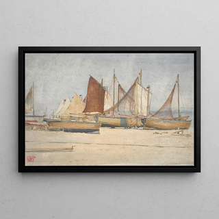Walter Crane - Southwold a study of sails.webp