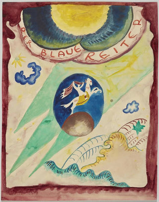 Wassily Kandinsky - Design for the cover of the almanac The Blue Rider III.webp