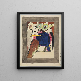 Wassily Kandinsky - Design for the cover of the almanac The Blue Rider II.webp