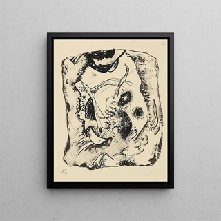 Wassily Kandinsky - Drawing for Bild auf hellem Grund.webp