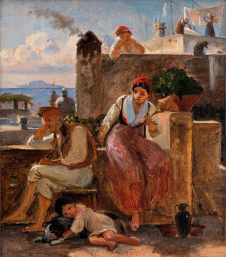 Wilhelm Marstrand - Neapolitan way of life Study.webp