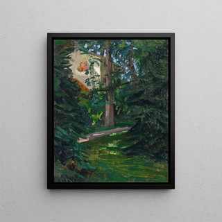 Wilhelm Trbner - Haus mit Madonna.webp