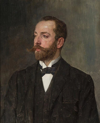 Wilhelm Trbner - Portrait of a man.webp