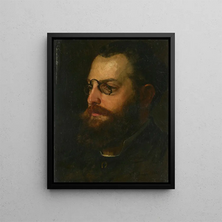Wilhelm Trbner - Portrait of the Poet Felix Philippi.webp
