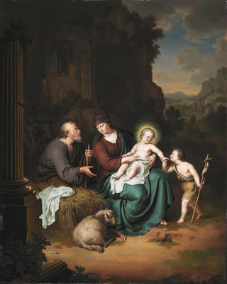 Willem Van Mieris - The Holy Family and Saint John the Baptist.webp