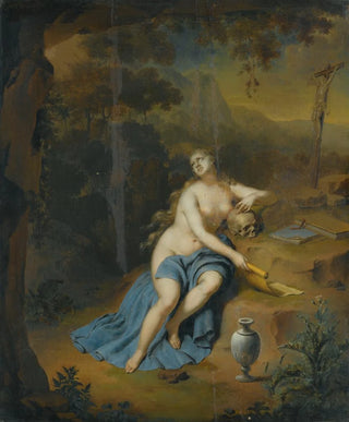 Willem Van Mieris - The Penitent Mary Magdalene In A Landscape.webp