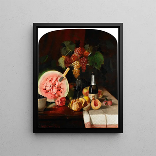 William Merritt Chase - Still Life with Watermelon.webp