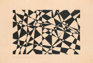 Winold Reiss - Design for unidentified floor black Belgian marble and royal grey Drawing with abstract pattern.webp