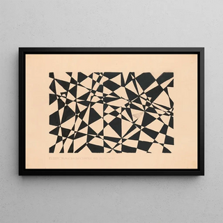 Winold Reiss - Design for unidentified floor black Belgian marble and royal grey Drawing with abstract pattern.webp