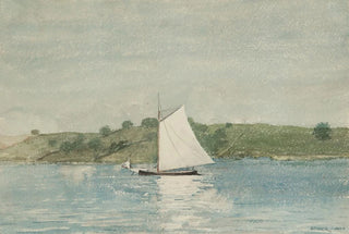 Winslow Homer - Sailing Calm Water.webp