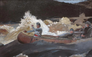Winslow Homer - Shooting the Rapids Saguenay River.webp