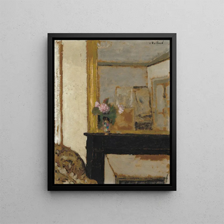 douard Vuillard - Vase of Flowers on a Mantelpiece.webp
