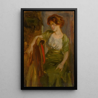 udovt Pitthordt - Study of a Seated Woman.webp