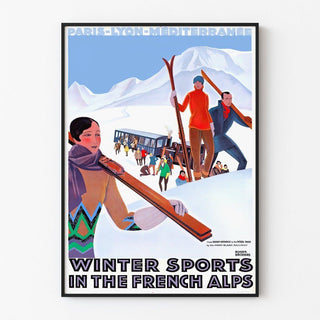 Affiches des Alpes
