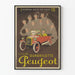 Vintage Peugeot Quadrilette - Retroautojen seinäkoriste Juliste