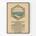 Vintage-esityksen kiertävä juliste 1904 Darmstadt