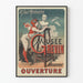 Vintage juliste Musée Grévin Boulevard Montmartre
