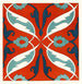18 laattaa koristeellisia laattoja Afghan Boundary Commissionin raja-alueelta Pl 07 - Afghan Boundary Commission — näkymä teoksesta