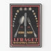 Vintage Juliste J. Fraget hopea-astiat 1824 Warszawa
