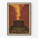 Vintage juliste vuodelta 1918 Opfer Tag historiallinen seinäkoriste