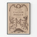 Teatteri Kansallisen oopperan juliste Castor ja Pollux 1918