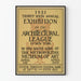Vintage Juliste Arkkitehtuurinäyttely New York 1921