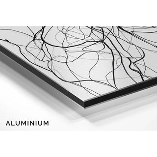 Tableau décoratif noir et blanc - Enchevêtrement Sauvage