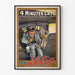 Vintagejuliste 4 Minutes Late - Retroseinustakaluste