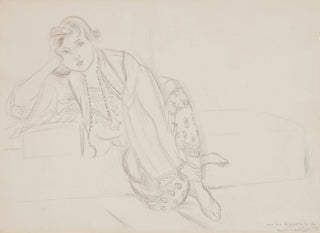 Odalisque, 1919 – dessin d’Henri Matisse