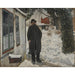 Maalauksen jäljennös Vanhan talon edessä - Laurits Andersen Ring