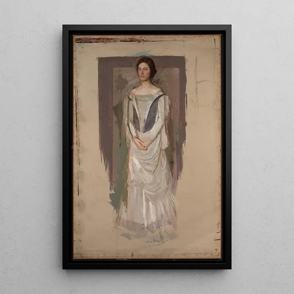 Maalauksen jäljennös Nainen seisoo - Abbott Handerson Thayer