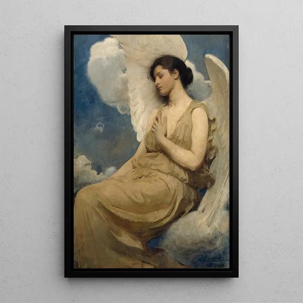 Maalauksen jäljennös siivekäs hahmo - Abbott Handerson Thayer