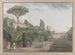 Jardin du Palais Colonna - Abraham Louis Rodolphe Ducros — näkymä teoksesta