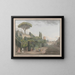 Jardin du Palais Colonna - Abraham Louis Rodolphe Ducros — kehystetty taideteos seinällä