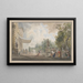 Villa Borghese - Abraham Louis Rodolphe Ducros — kehystetty taideteos seinällä