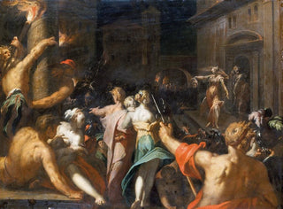 Judith näyttäen Holoferneen pään - Abraham Bloemaert — näkymä teoksesta
