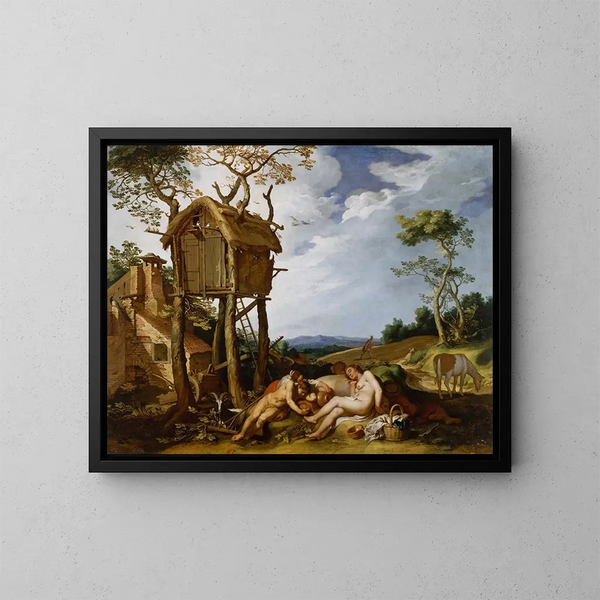 Parabole du blé et de l'ivraie - Abraham Bloemaert — kehystetty taideteos seinällä
