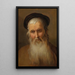 Muotokuva vanhuksesta - Abraham Bloemaert — kehystetty taideteos seinällä