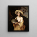 Bergère avec un bol de raisins - Abraham Bloemaert — kehystetty taideteos seinällä