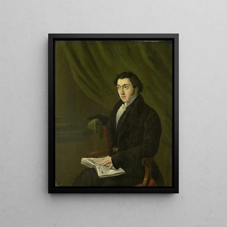 Abraham Hendrik Winter - Portrait of Johannes Petrus Schouberg Stamp Engraver at the Imperial Mint in Utrecht.webp