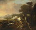 La Chasse au cerf - Abraham Hondius — näkymä teoksesta