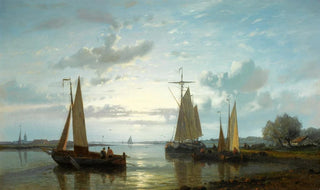 Abraham Hulk - Fishing Boats On The Scheldt.webp