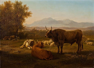 Abraham Teerlink - Landscape With Cattle.webp