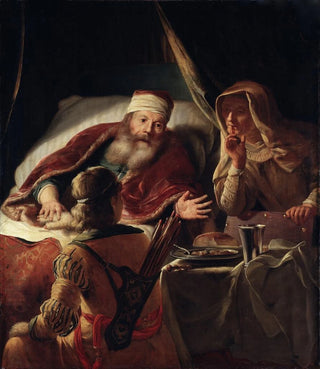Abraham Van Dijck - Isaac Blessing Jacob.webp